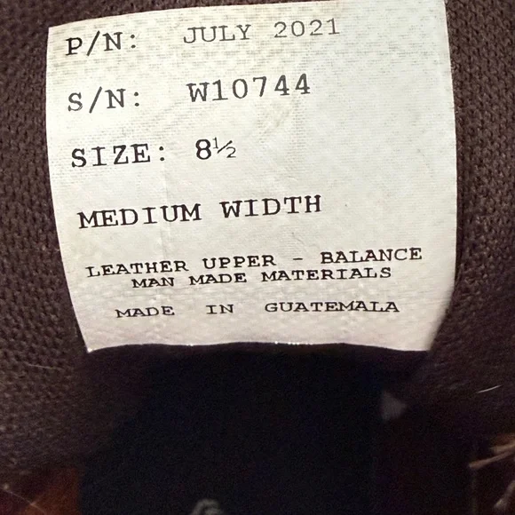 Wolverine Men's Loader Wedge Boots Dark Brown Leather Size 8 1/2 Medium Width - Picture 13 of 14